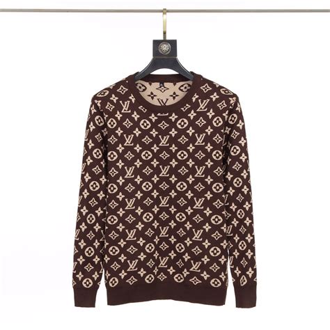 louis vuitton inspired sweater|louis vuitton sweater men's.